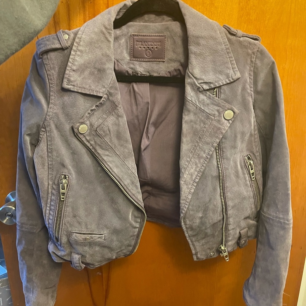 Blank NYC Suede Jacket 💜🤍